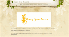 Desktop Screenshot of honeyspunboxers.com